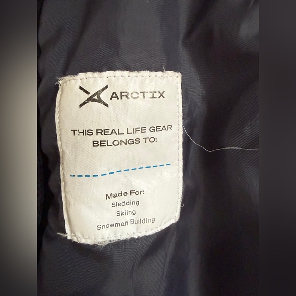 Like New Boys Arctix Insulated Snow Bibs, Deepest Black, M 10/12, MSRP $60 - Picture 5 of 10